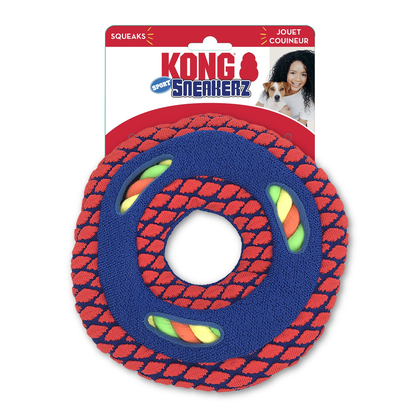 KONG Sneakerz Sport Disc with Rope M