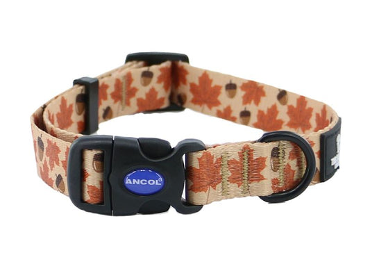 Soho Maple Leaf Nylon Adjustable Collar S5.9