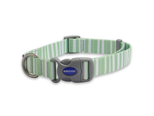 Soho Stripe Nylon Adjustable Collar S5.9