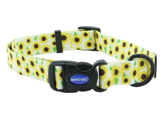 Soho Sunflower Nylon Adjustable Collar S2.5