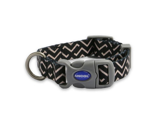 Soho Zigzag Nylon Adjustable Collar S1.2