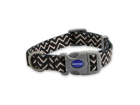 Soho Zigzag Nylon Adjustable Collar S2.5