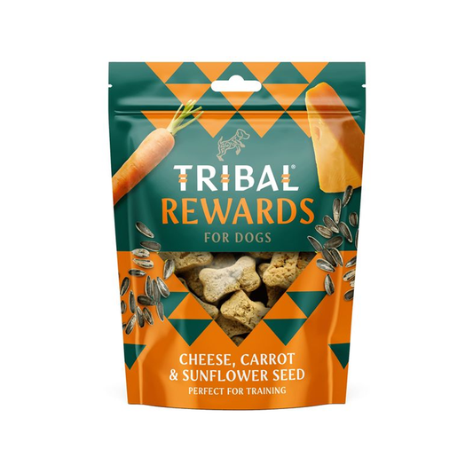 Tribal Baked Treats Cheese, Carrot & Sunflower Seed 125g