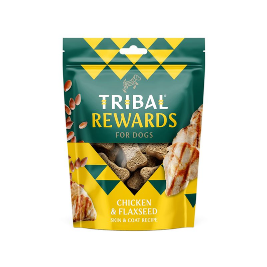 Tribal Baked Treats Chicken & Flakseed 125g
