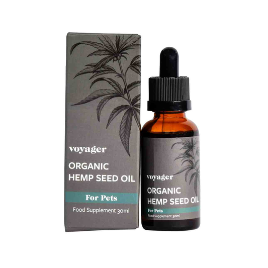 Voyager Cold-Pressed Hemp Seed Oil for Pets 30ml