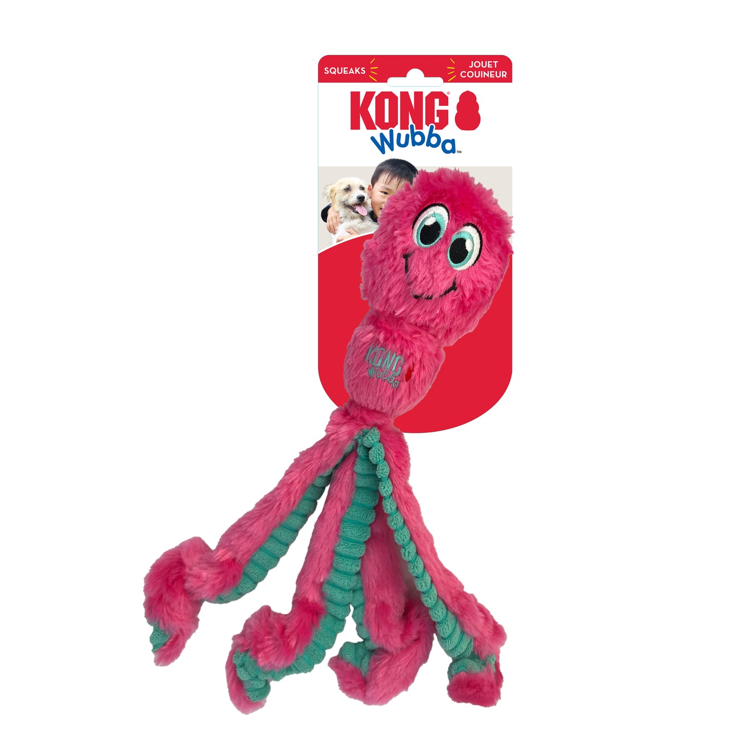 KONG Wubba Octupus Assorted L