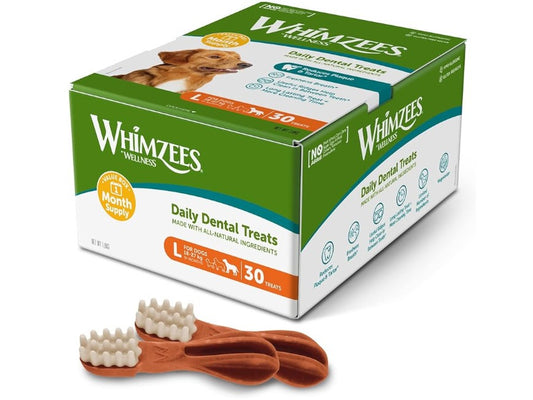 Whimzees Toothbrush Large 60G Pack size 30
