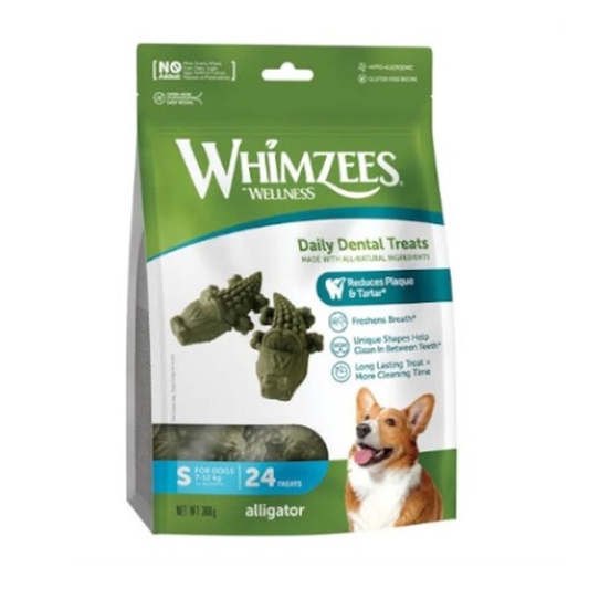 Whimzees Alligator Small 24pk