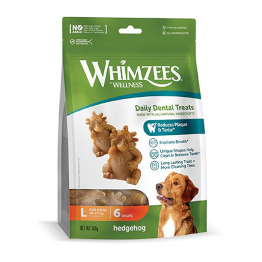 Whimzees Hedgehog Large 6pk