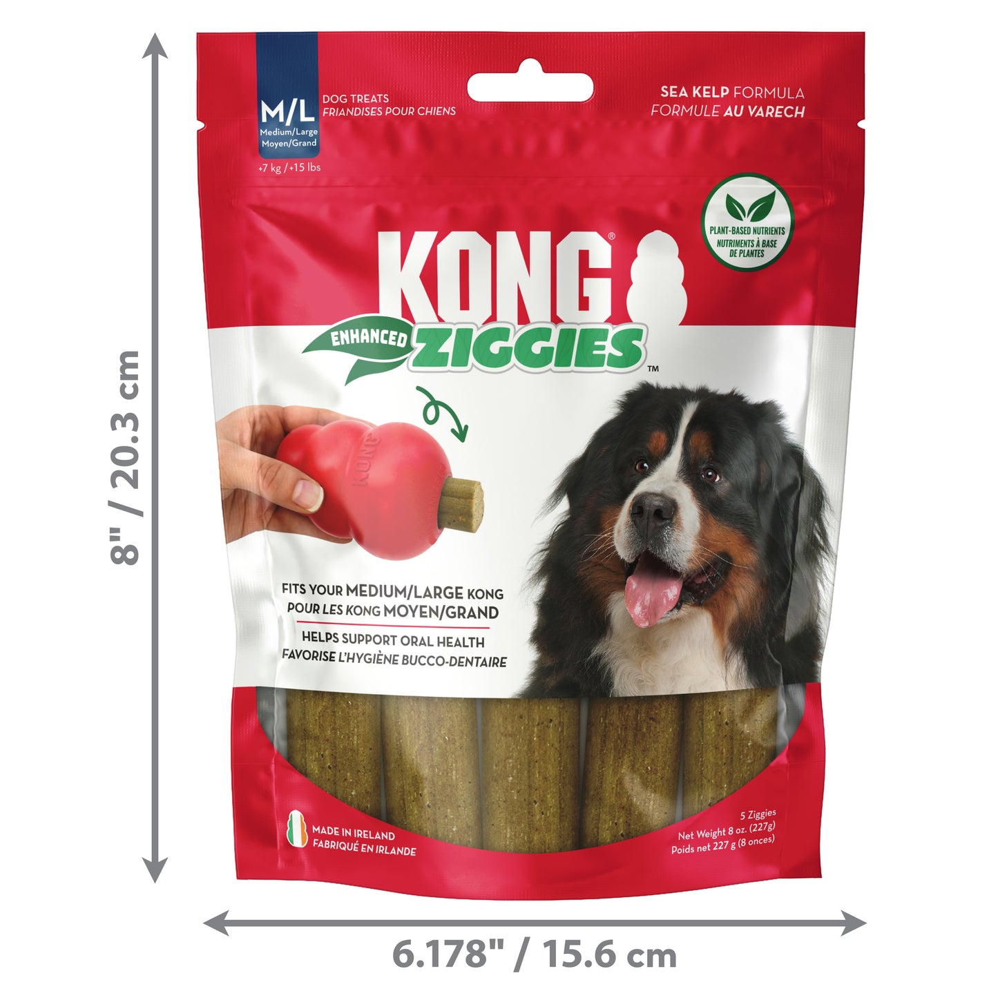 KONG Ziggies Enhanced M 227g