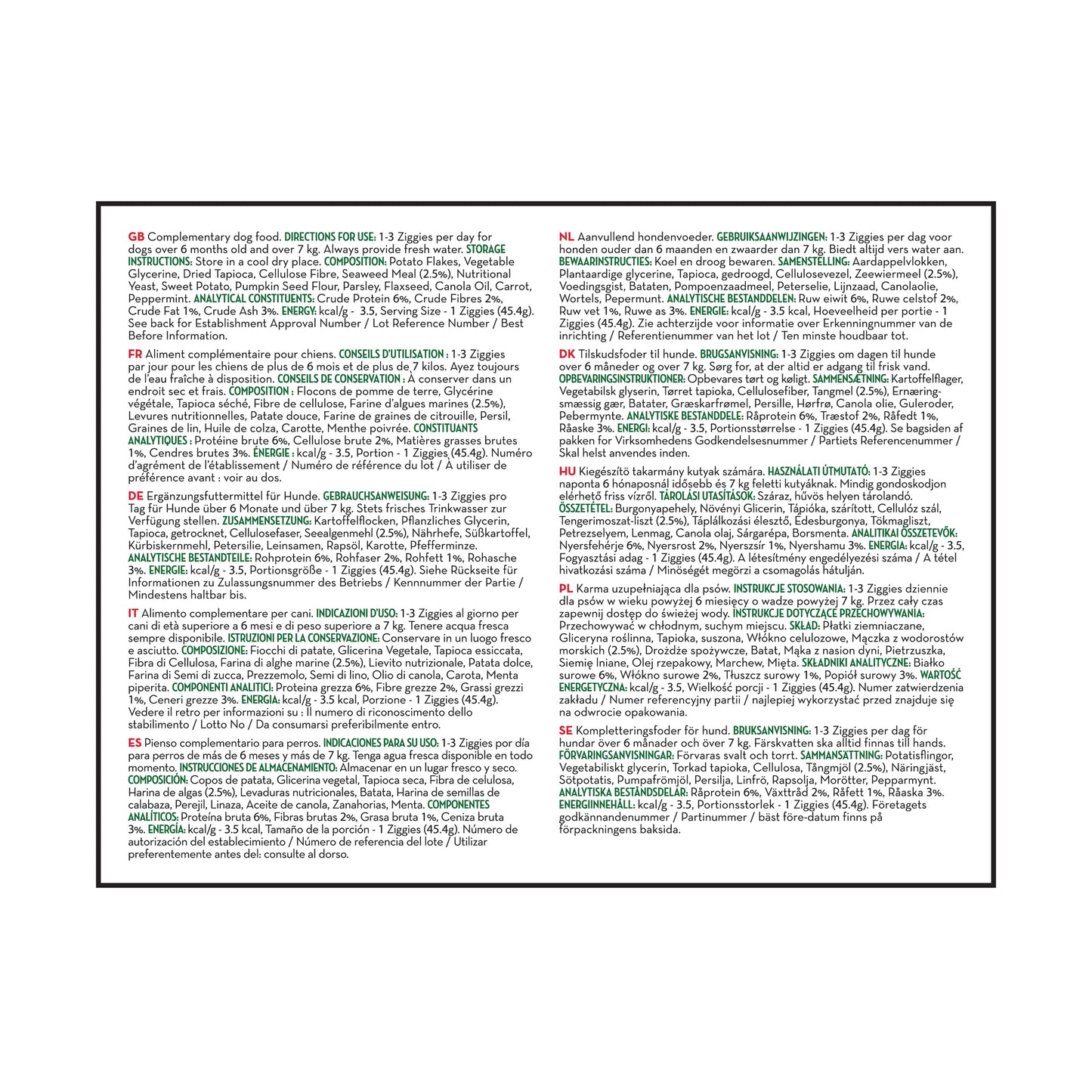 KONG Ziggies Enhanced M 227g