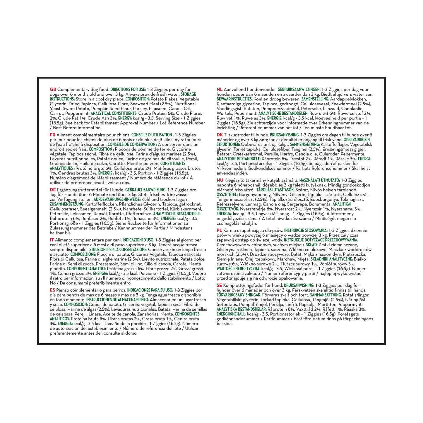 KONG Ziggies Enhanced S 198g