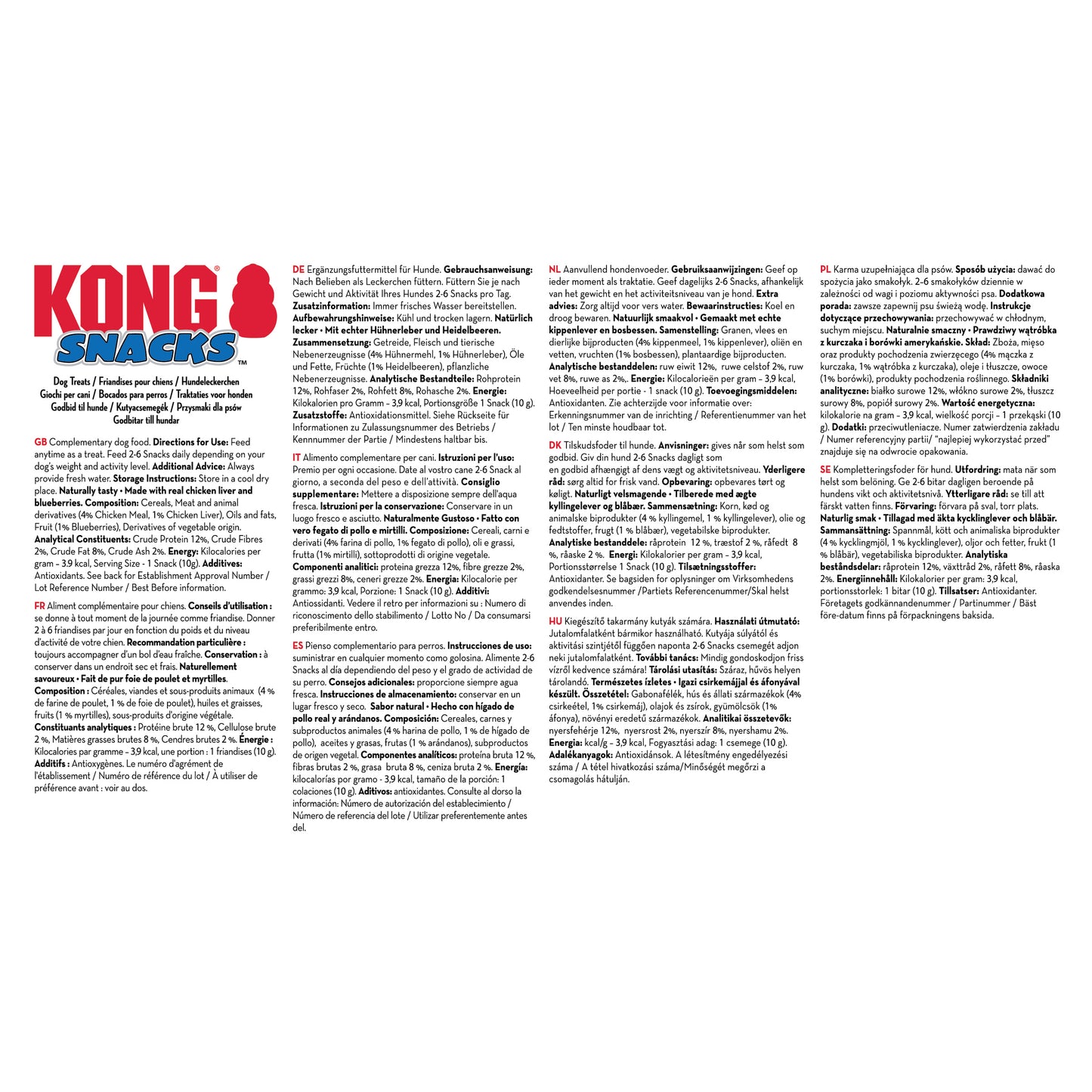 KONG Snacks Liver L 310g