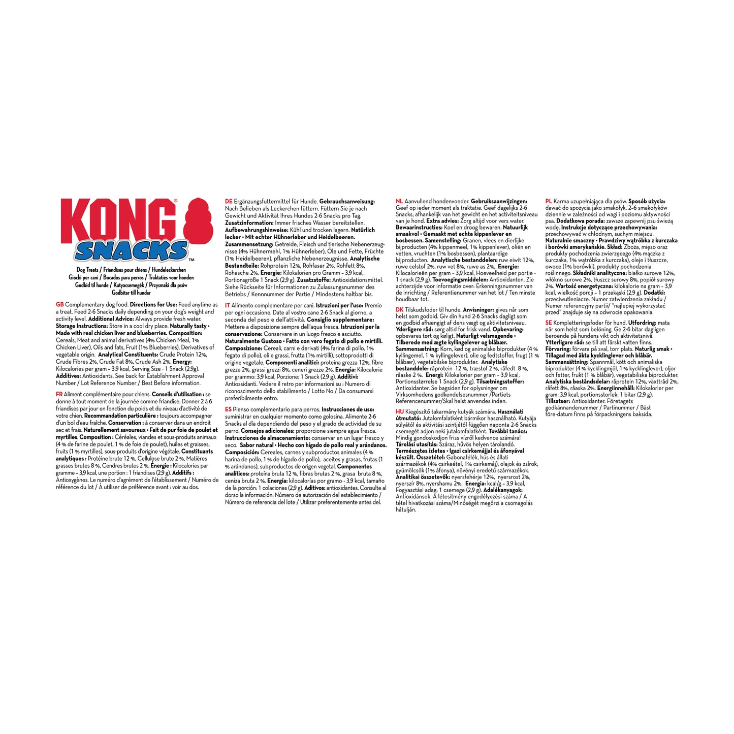 KONG Snacks Liver S 198g