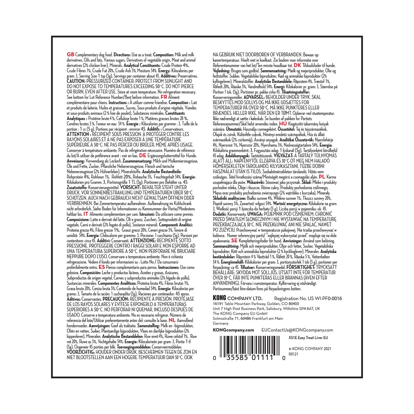 KONG Easy Treat Liver