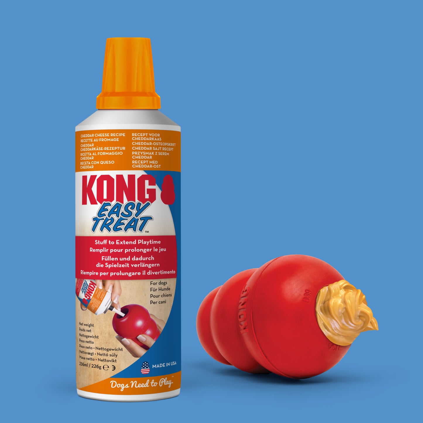 KONG Easy Treat Cheddar Cheese
