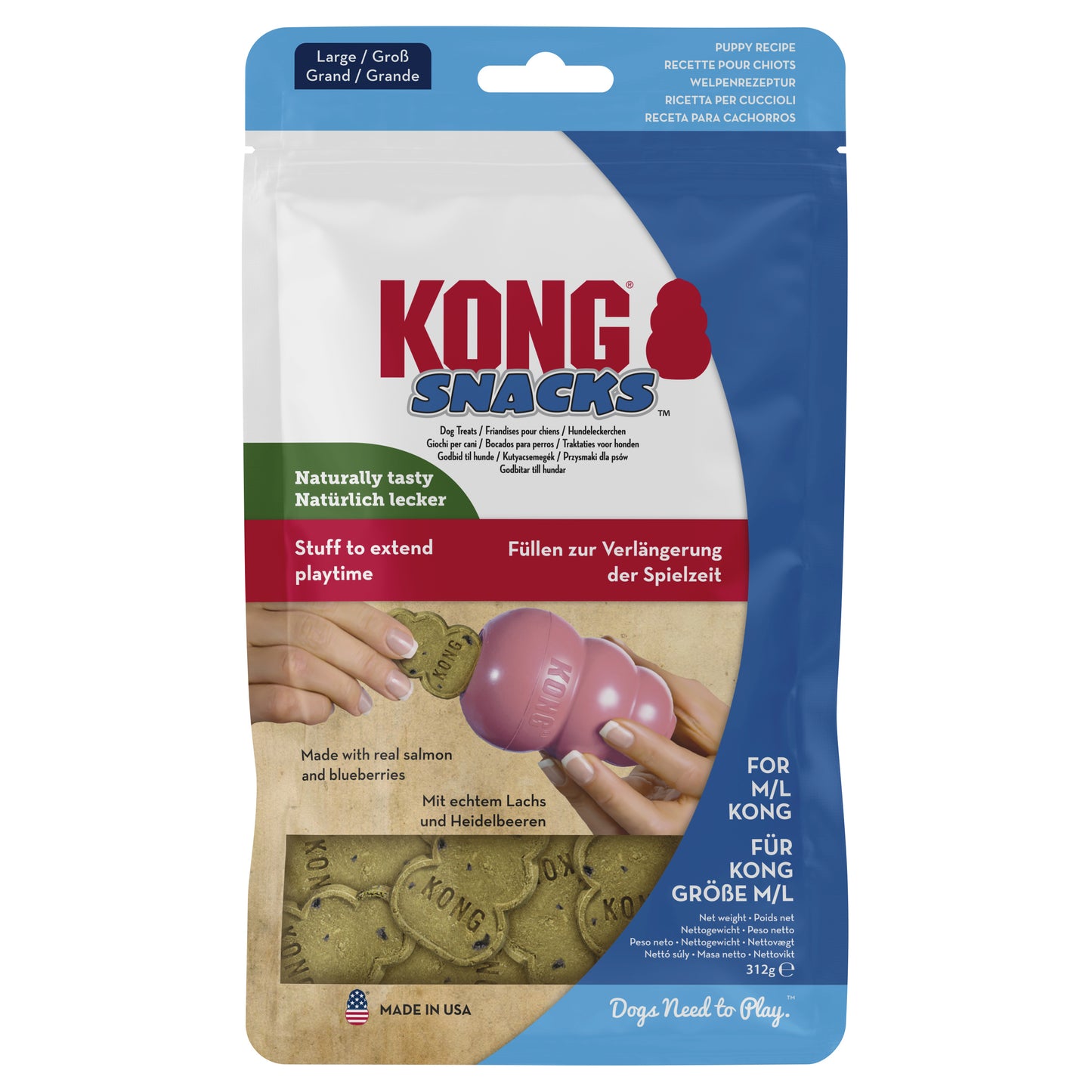 KONG Snacks Puppy L 310g