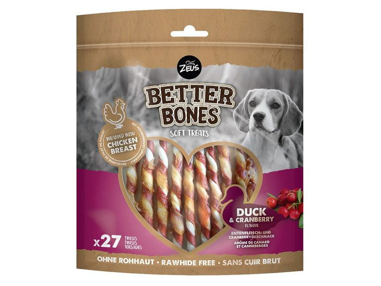 Zeus Better Bones Duck & Cranberry Twist 27pk