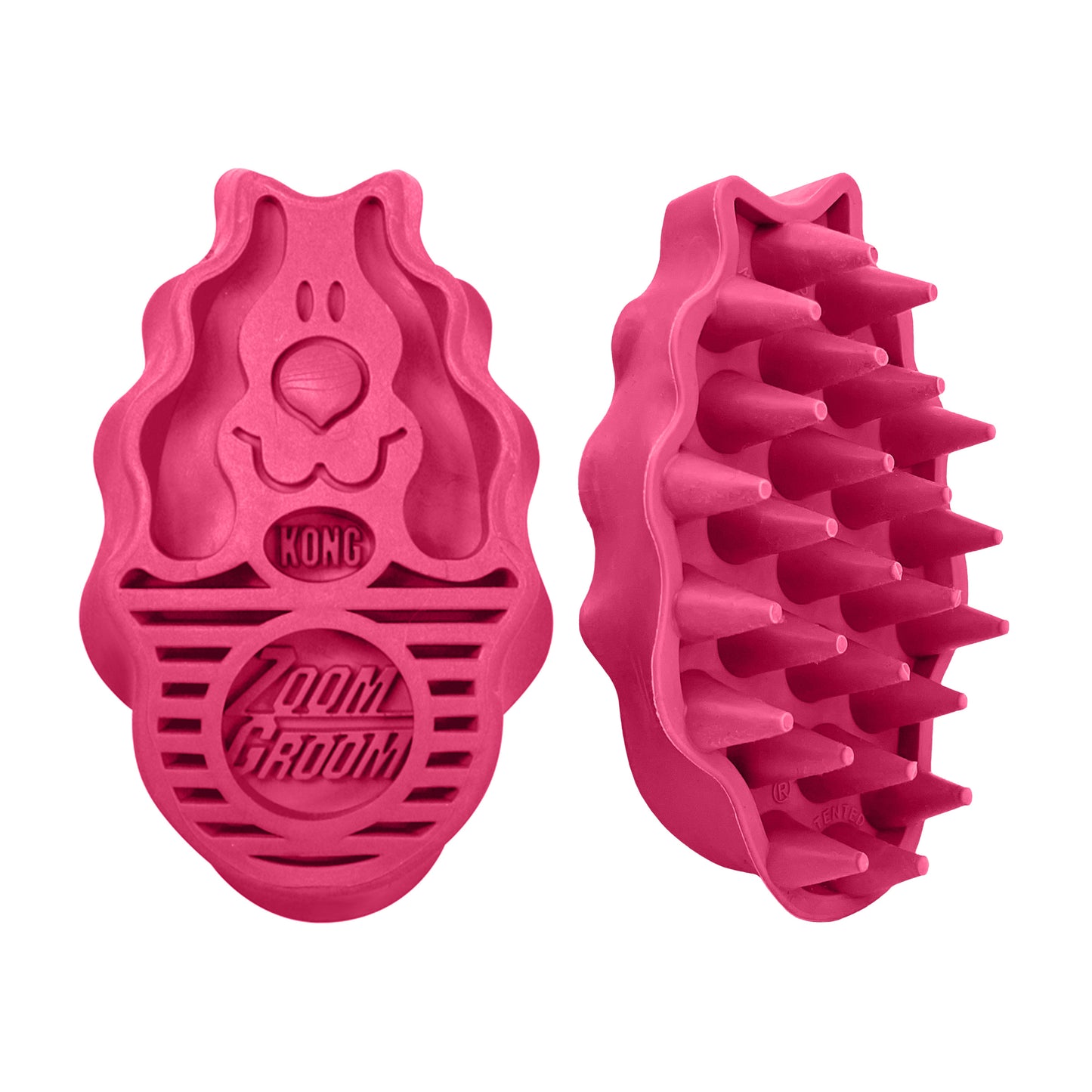 KONG ZoomGroom Raspberry L