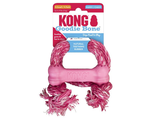 Kong Puppy Goodie Bone with Rope