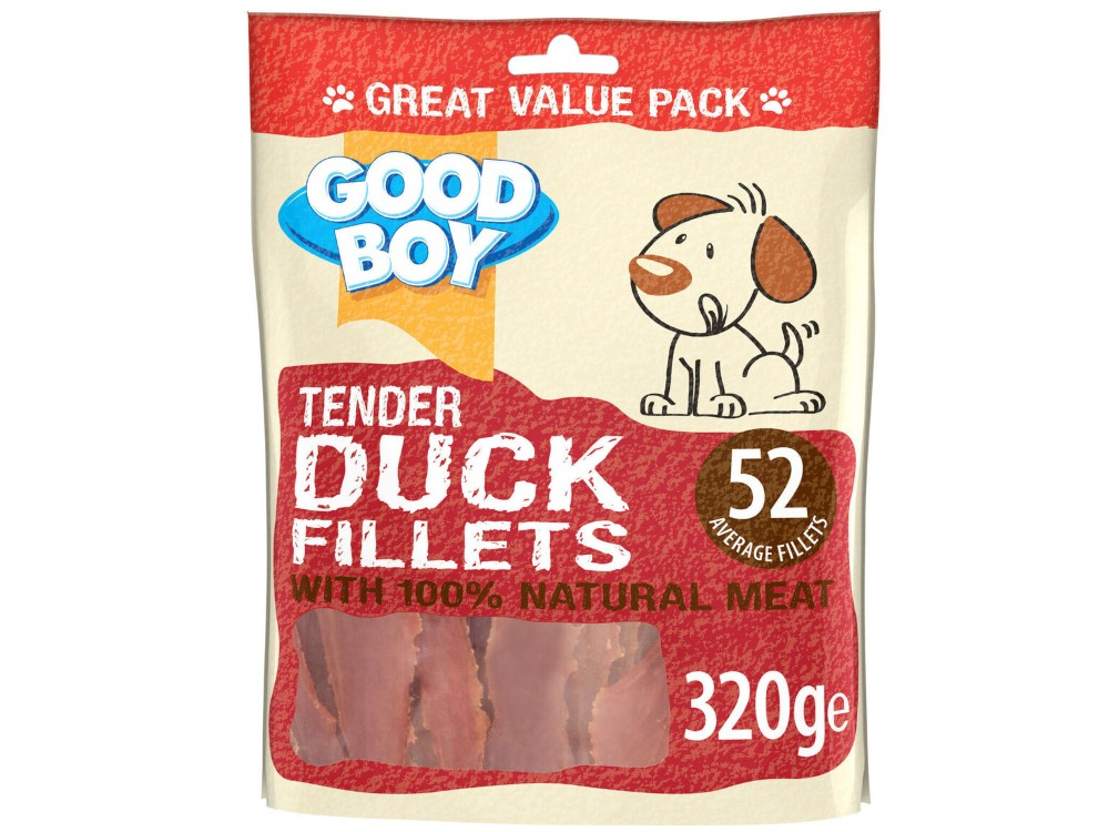 Good Boy Duck Fillets 320g Value Bag