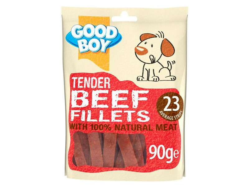 Good Boy Beef Fillets 90g