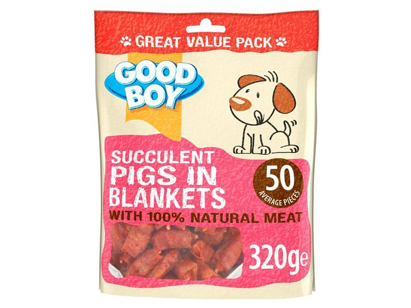 Good Boy Pigs In Blankets 320g Value Bag