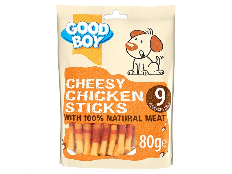 Good Boy Cheesy Chicken Sticks 80g