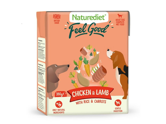 Naturediet Feel Good Chicken & Lamb 390g