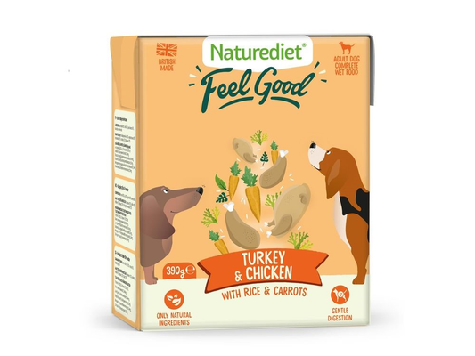 Naturediet Feel Good Turkey & Chicken 390g