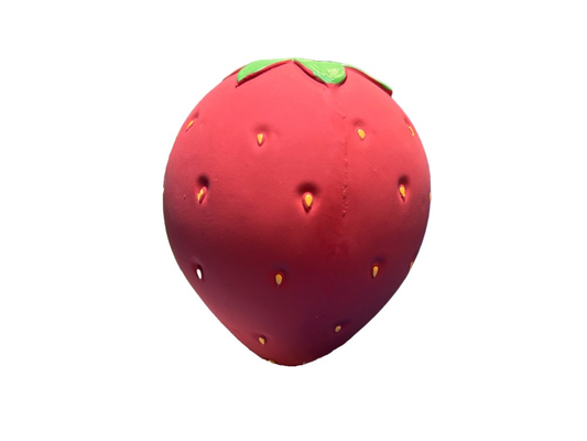 Pawise 4" Latex Strawberry Dog Toy