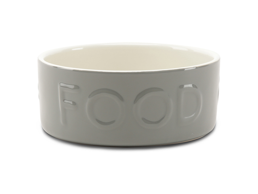 Scruffs Classic Food Bowl 25cm Grey