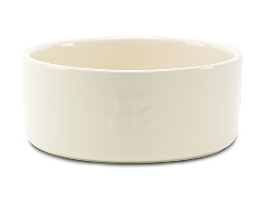 Scruffs Icon Food Bowl 25cm Cream
