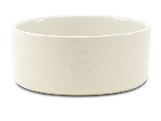 Scruffs Icon Food Bowl 19cm Cream