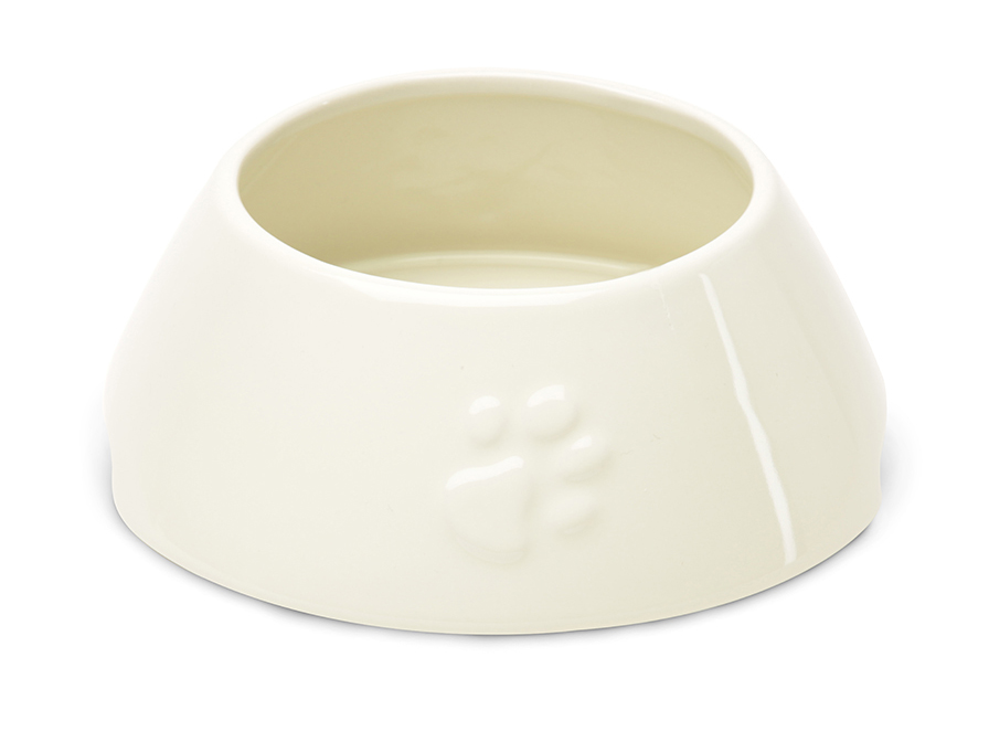 Scruffs Icon Spaniel Bowl 21cm Cream