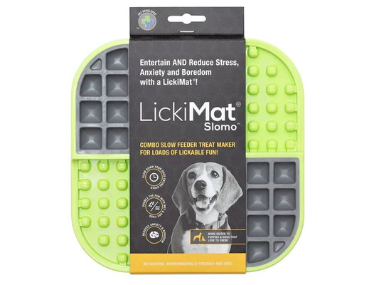 Lickimat Slowmo Dog Treat Mat Green 20cm