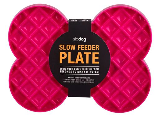 Lickimat Slowmo Dog Treat Mat Pink 26cm