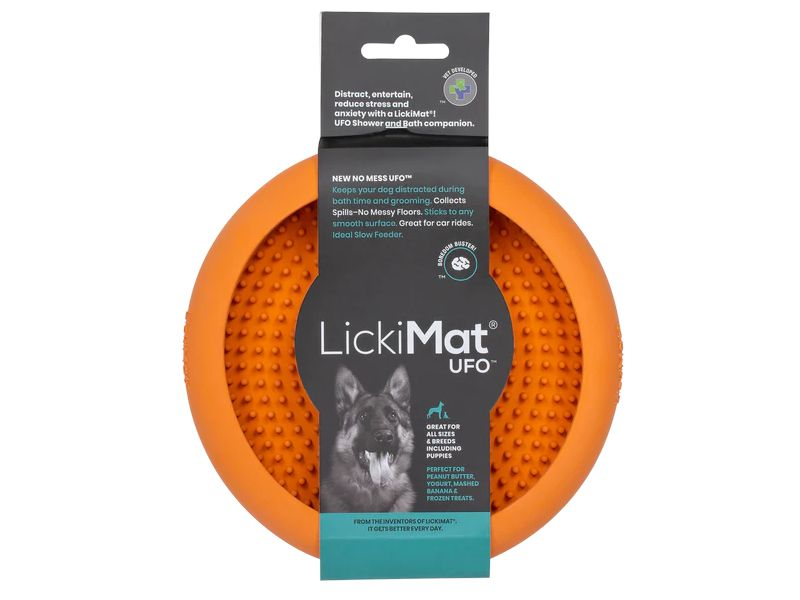 Lickimat Ufo Orange 16cm