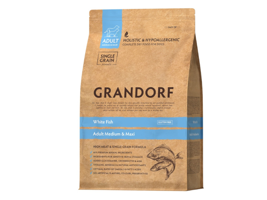 Grandorf Adult Medium & Maxi White Fish 10kg