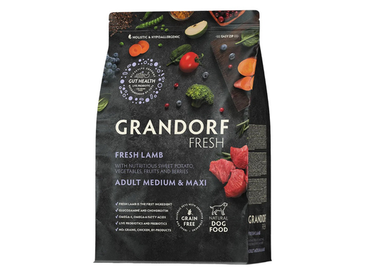 Grandorf GF Jr Medium & Maxi Fresh Lamb 3kg