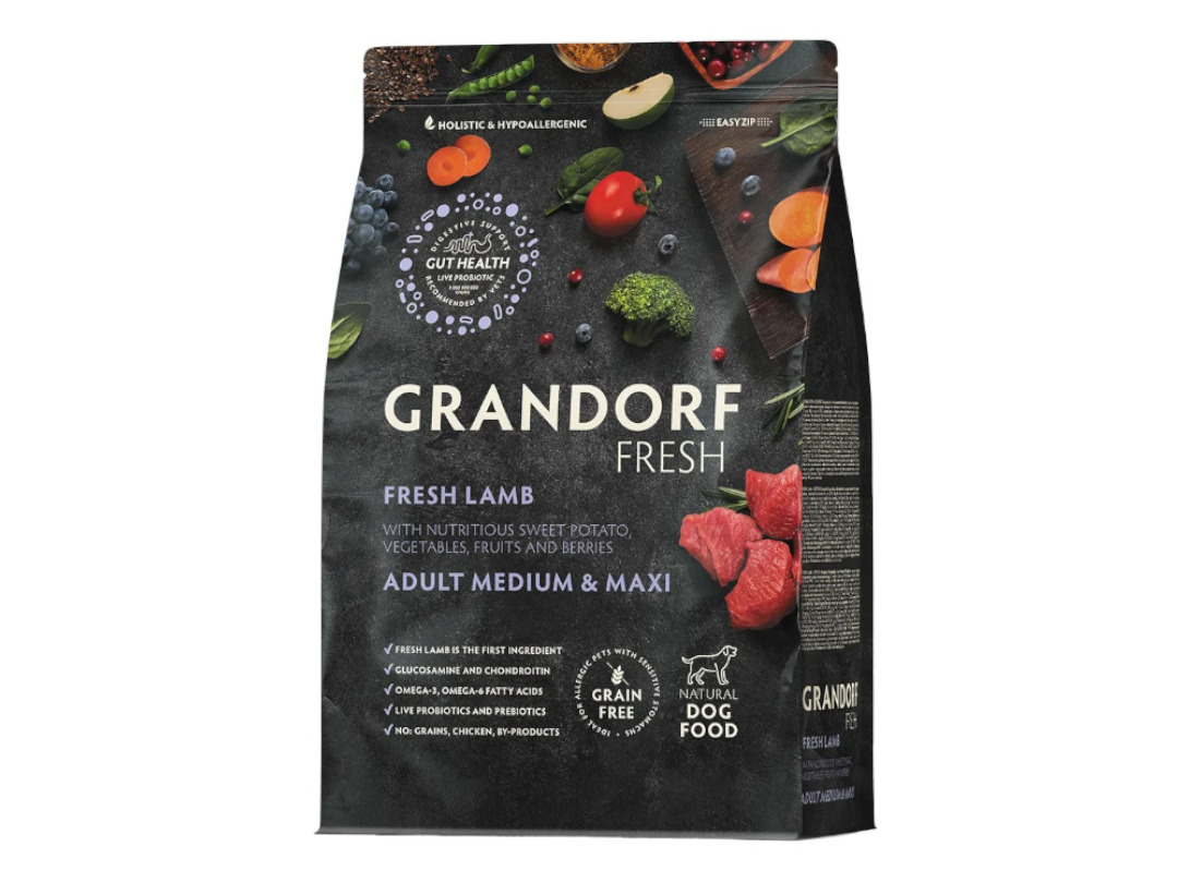 Grandorf GF Adult Medium & Maxi Fresh Lamb 10kg