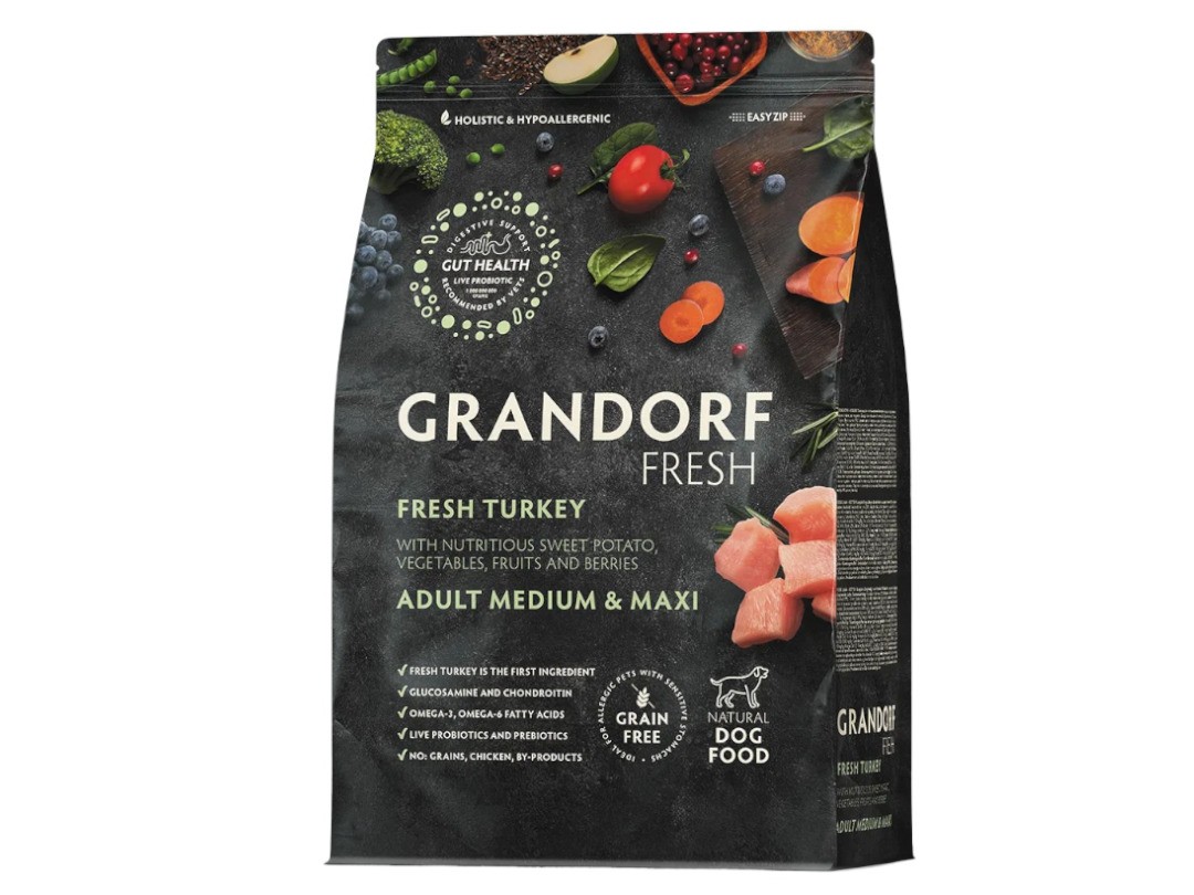 Grandorf GF Adult Medium & Maxi Fresh Turkey 10kg
