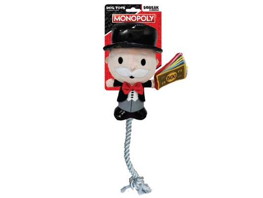 Hasbro Mr Monopoly Squeak & Crinkle 8"