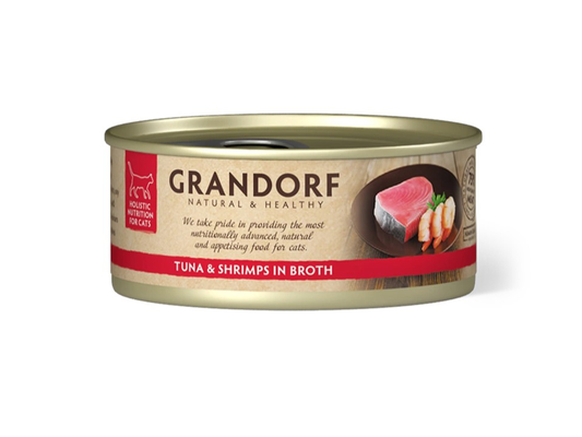 Grandorf Cat Tuna & Shrimp 70G Tin
