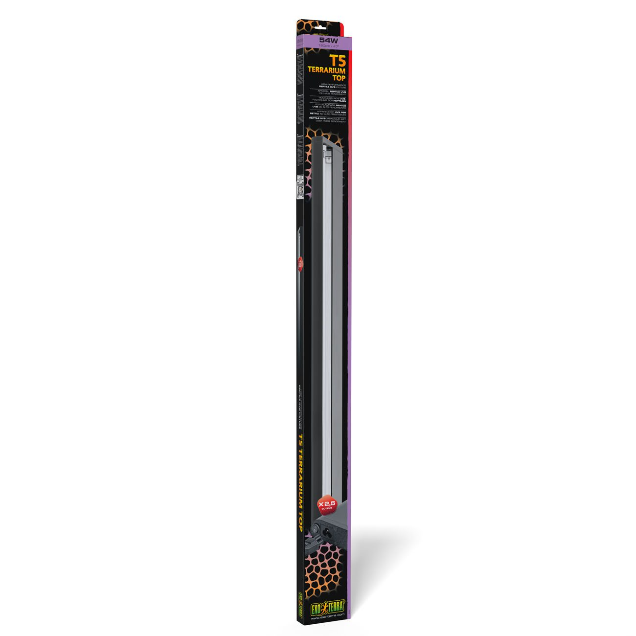 Exo Terra T5 UVB Fixture 120cm 54w 46"