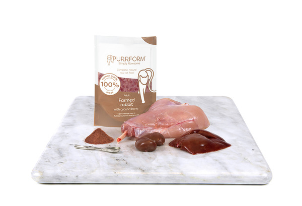 Purrform Pouch Farmed Rabbit with Ground Bone 70g 6pk