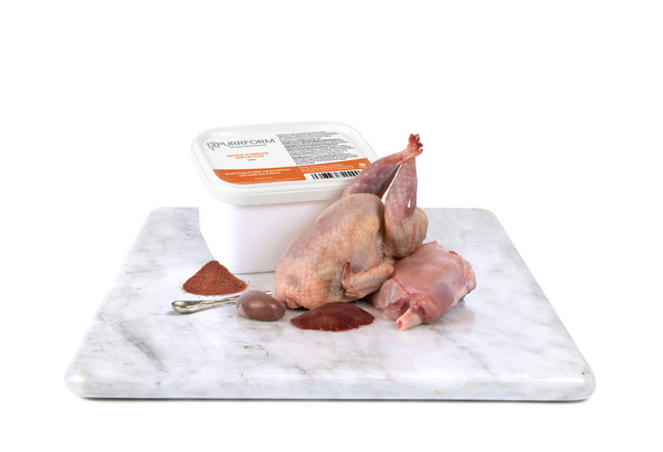Purrform Quail & Farmed Rabbit with Ground Bone Kitten 450g