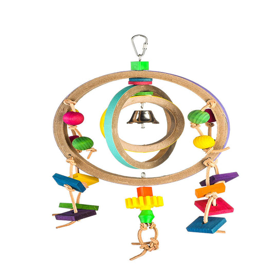 Milky Spiral Bird Toy