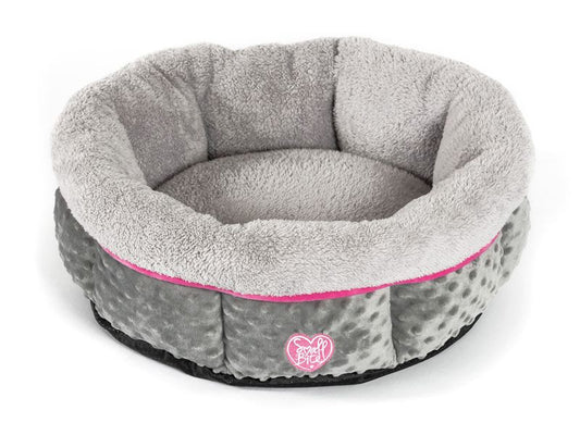 Small Bite Donut Dog Bed Pink 20"