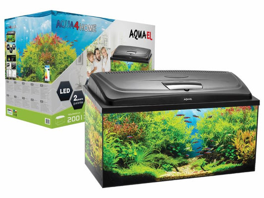 Aqua4Home 200L Aquarium Black